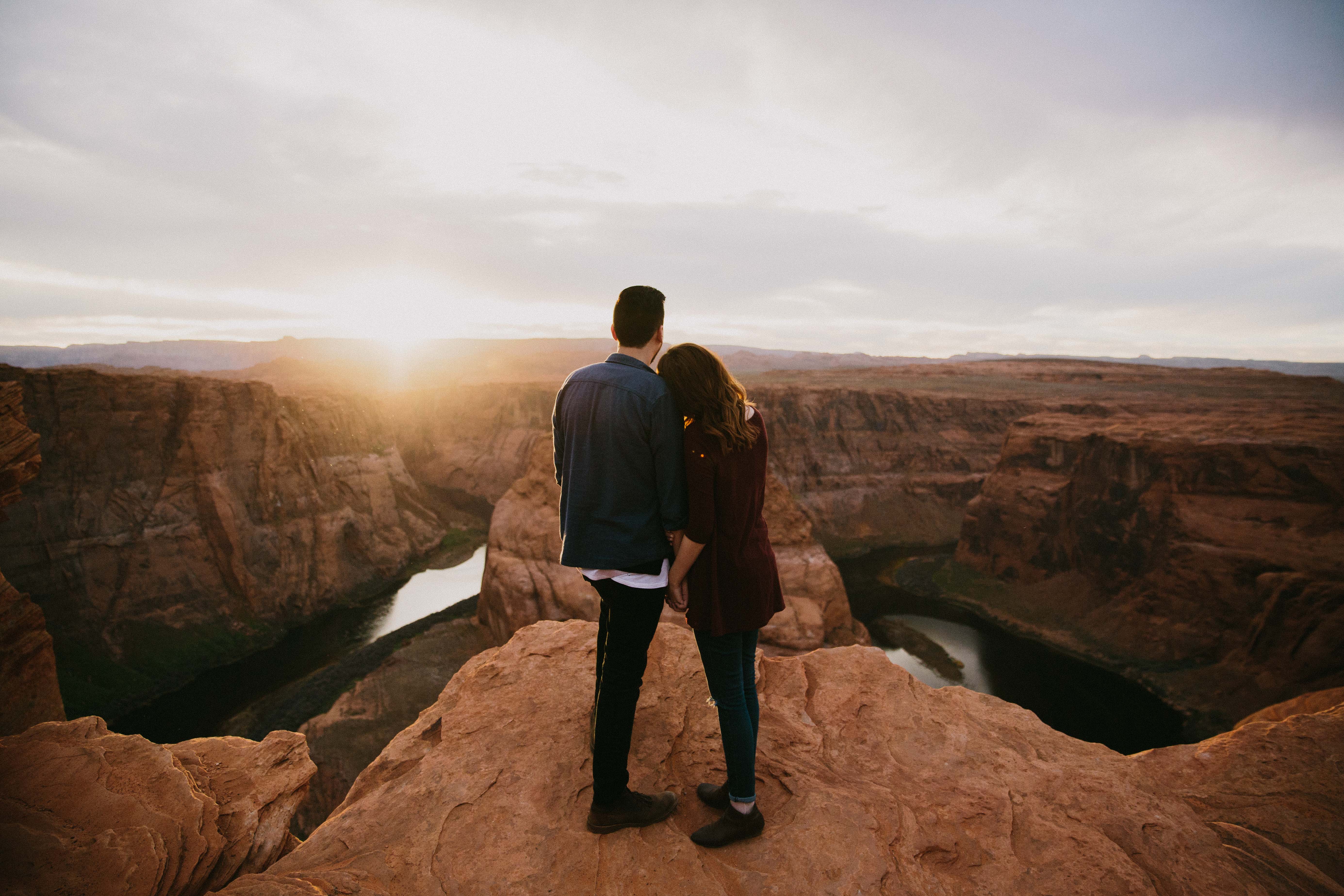 Brad + Sierra Antelope valley/Horshoe Bend Engagement